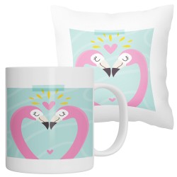 ZESTAW PODUSZKA I KUBEK Z NADRUKIEM WSPANIAŁY PREZENT BC-Walentynki 25